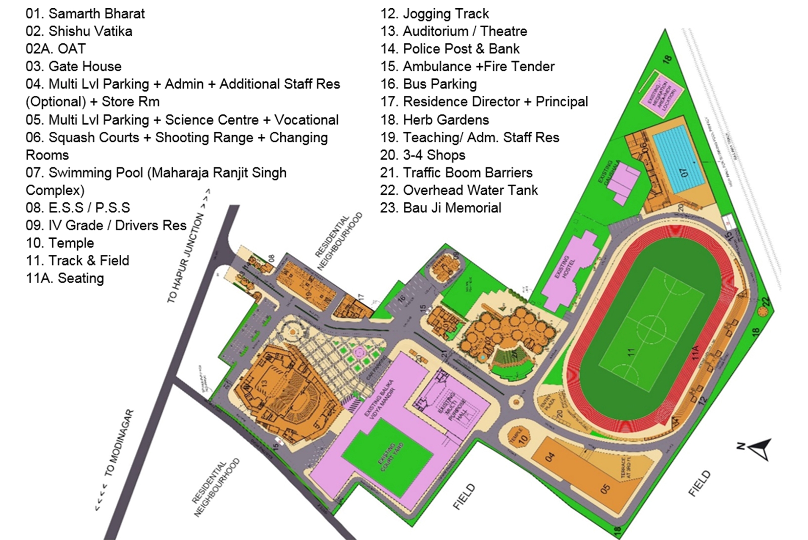 Master Planning of Shiksha Bharati Campus
